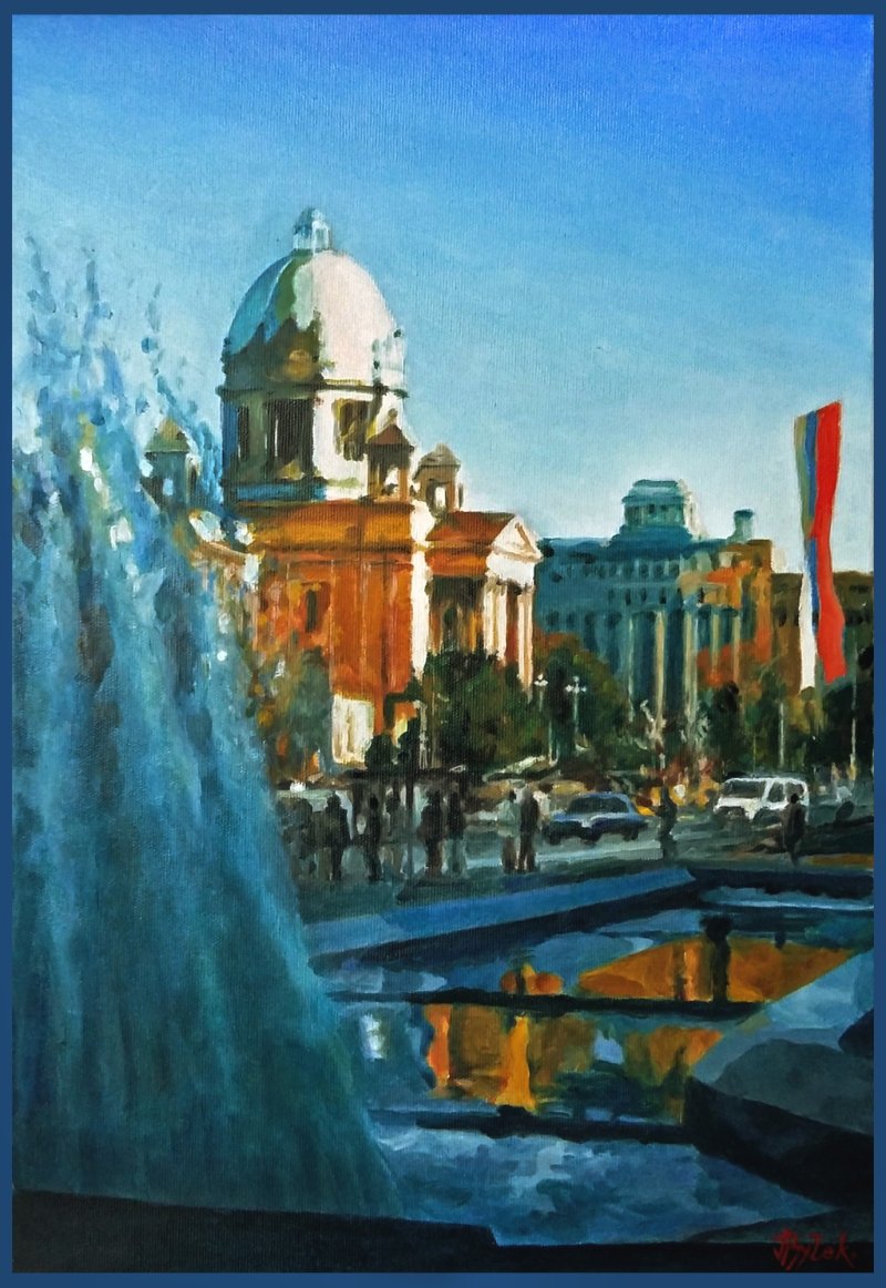 Skupstina Srbije, Painting Vucekovic Predrag