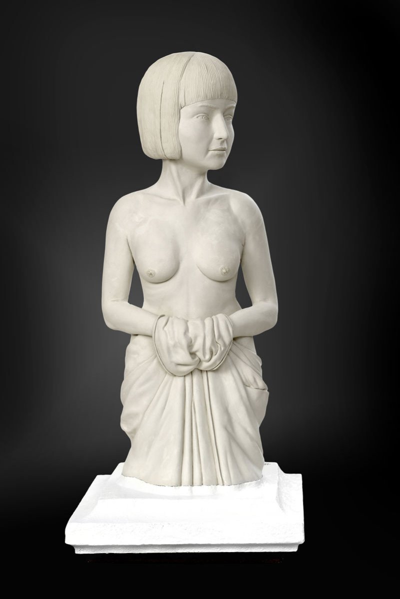 Lady with linen, Sculpture Šurlan Nebojša