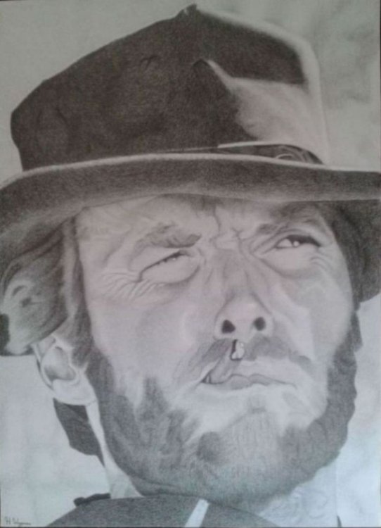Clint Eastwood, Crtež Šurlan Nebojša