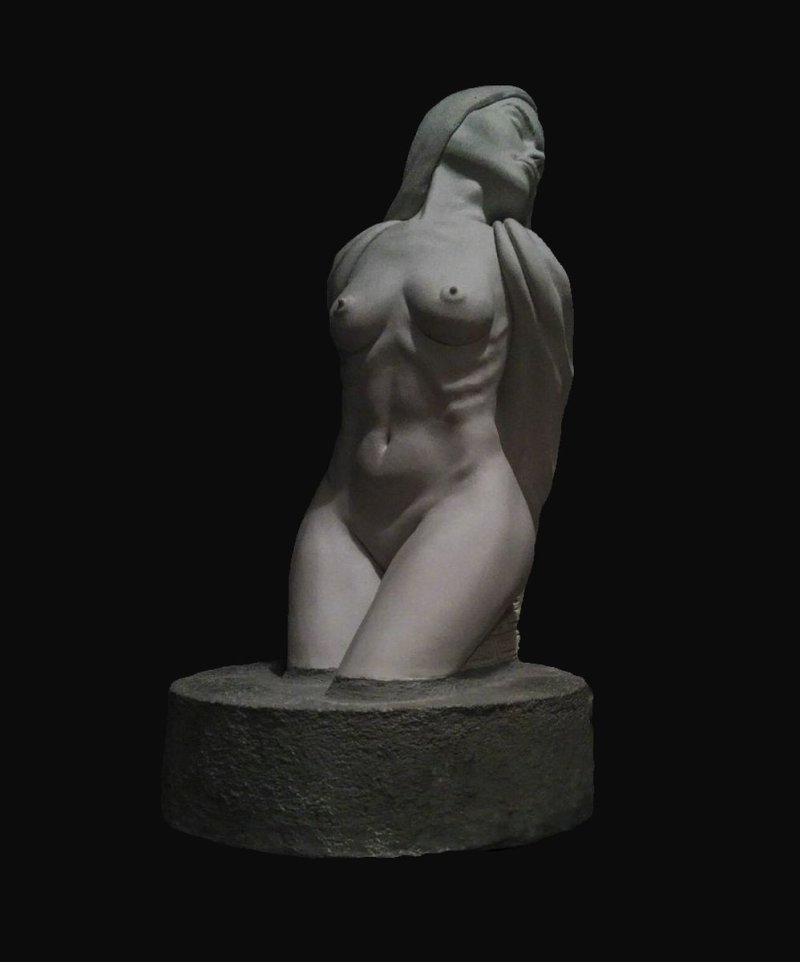 Female body figuration, Sculpture Šurlan Nebojša