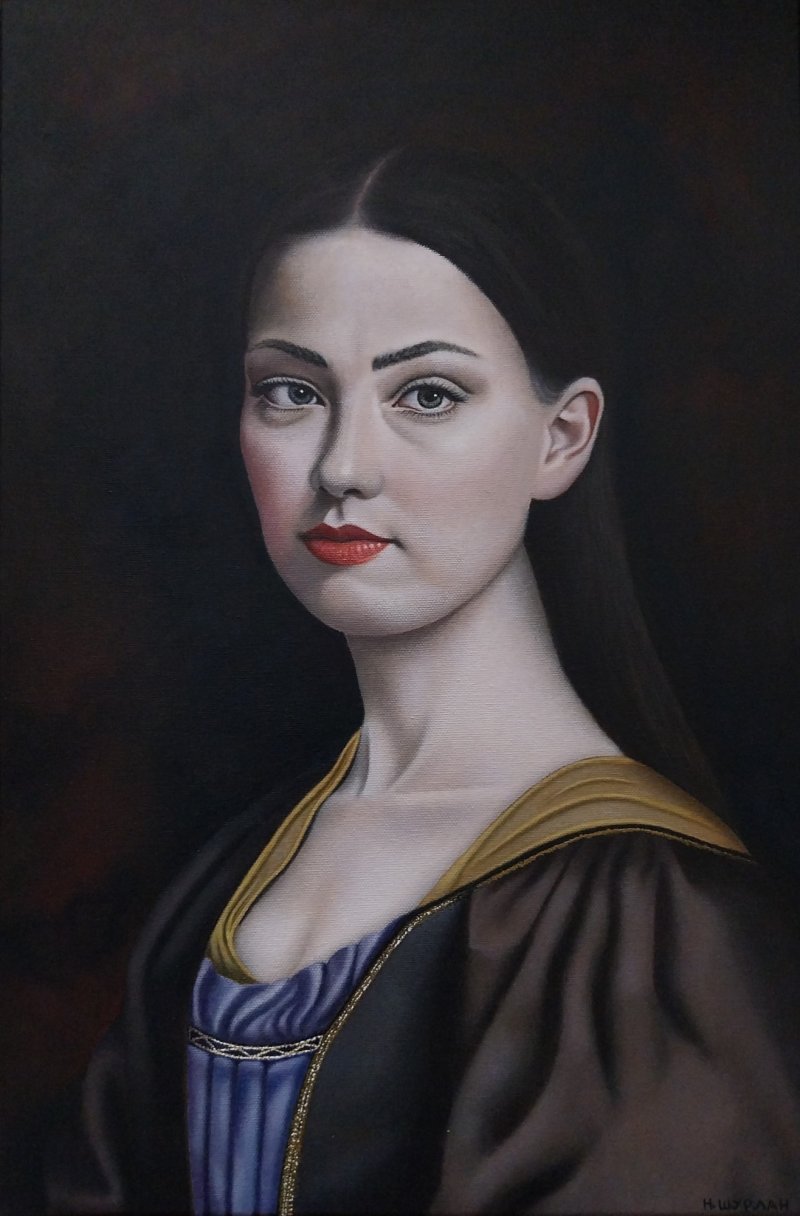 Portrait 1, Painting Šurlan Nebojša