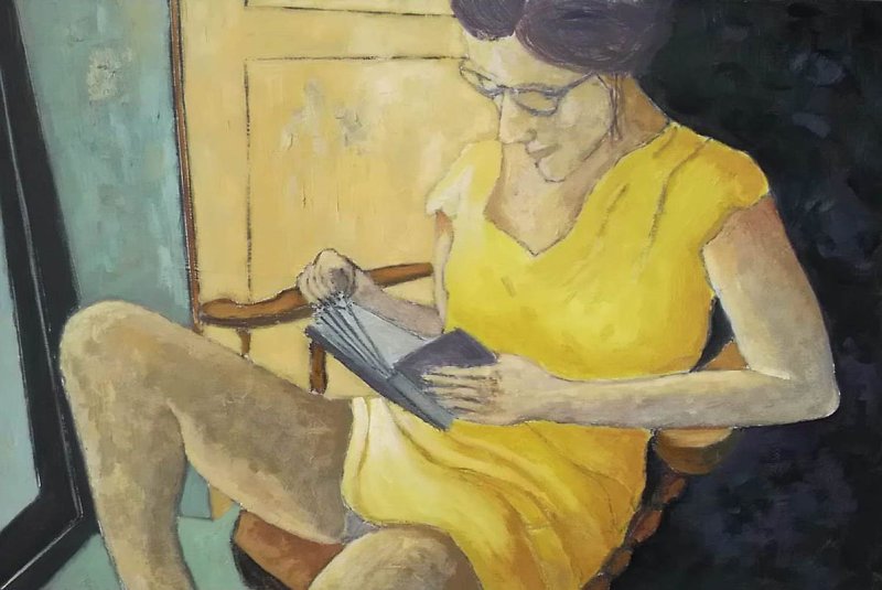 Woman Reading, Painting Pajkovic Sloba