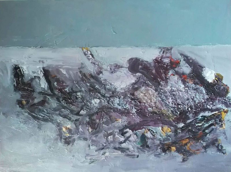 Abstract Landscape, Painting Pajkovic Sloba