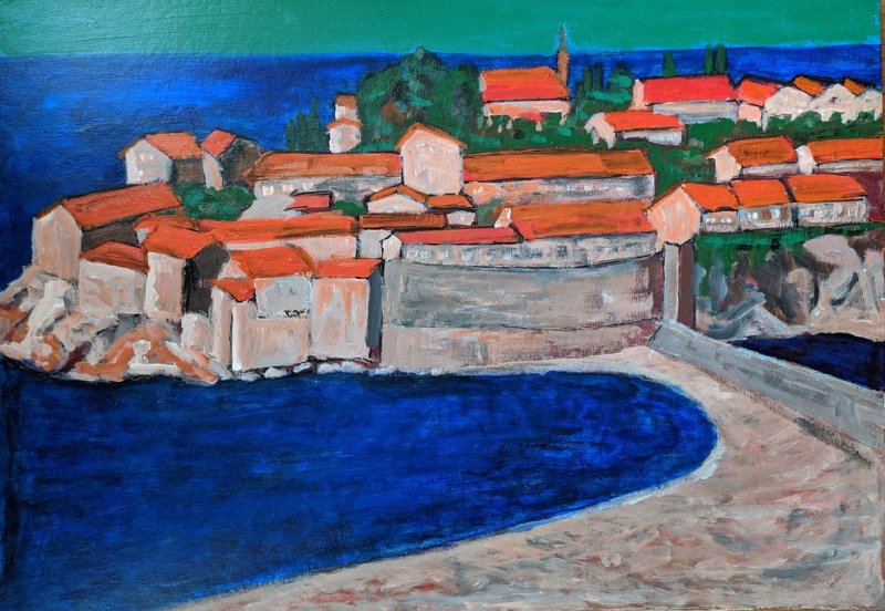 Sveti Stefan, Slika Pajkovic Sloba