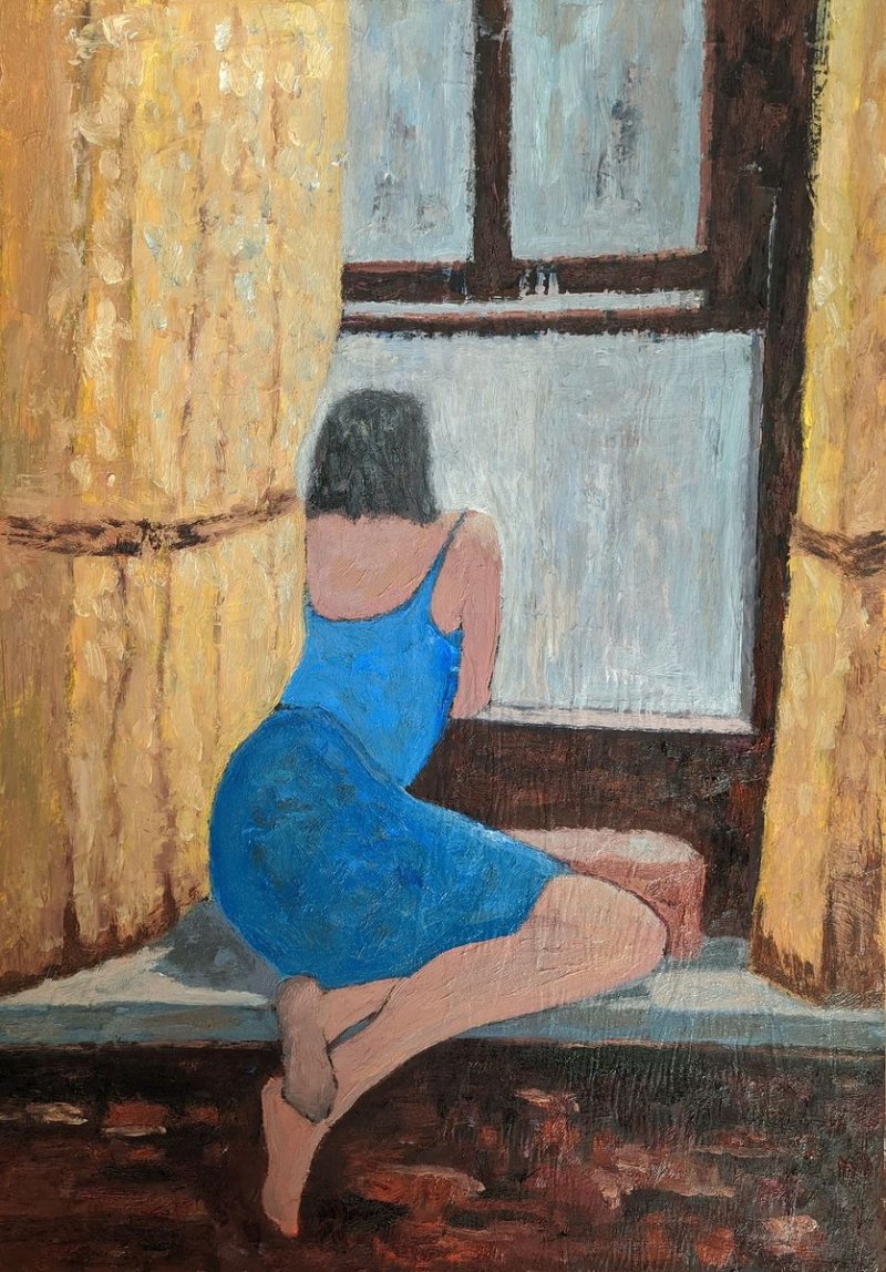 Girl in the Room, Painting Pajkovic Sloba