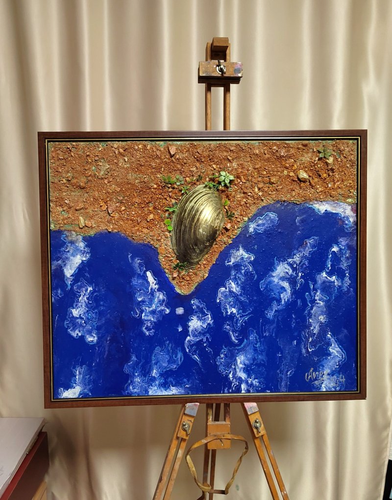 Premium Seashell Paintings - Art Inspired by Nature, Painting Anee_artist