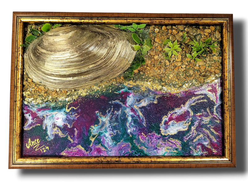 Premium Seashell Paintings - Art Inspired by Nature, Painting Anee_artist