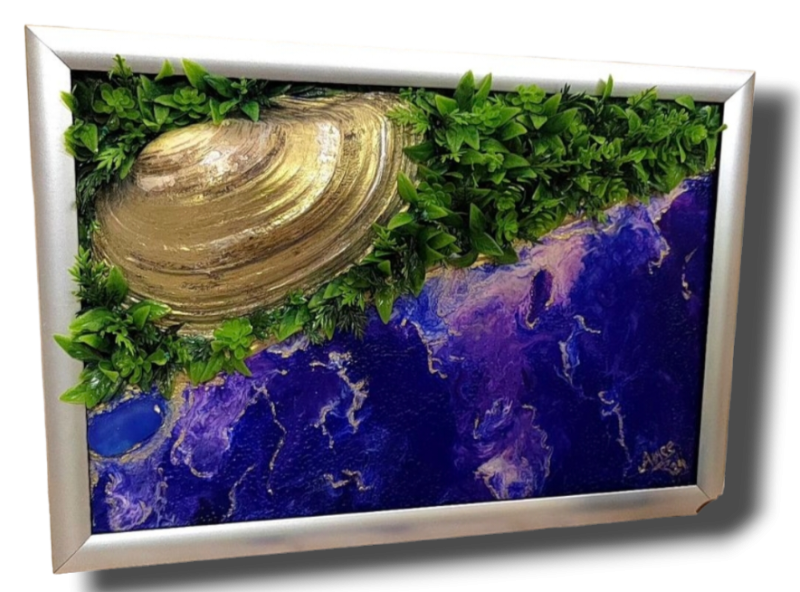 Premium Seashell Paintings - Art Inspired by Nature, Painting Anee_artist