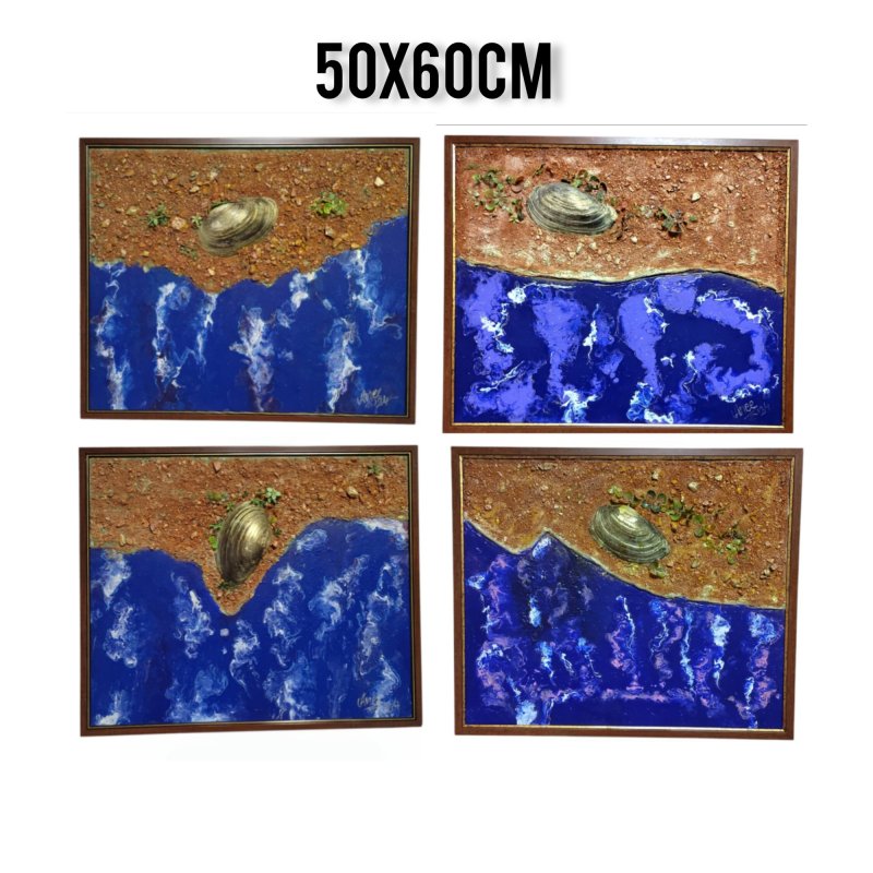 Premium Seashell Paintings - Art Inspired by Nature, Painting Anee_artist
