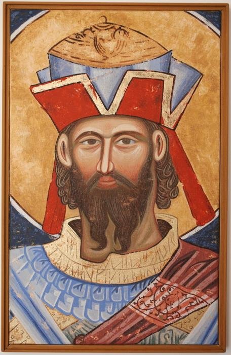 Serbia, Resava, Saint Jacob Persian, detail, copy of the frescoes, Painting Jovanovic B. Zoran