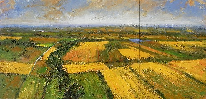 `Fields of dreams -2` , Slika Grozdanovski Ivan