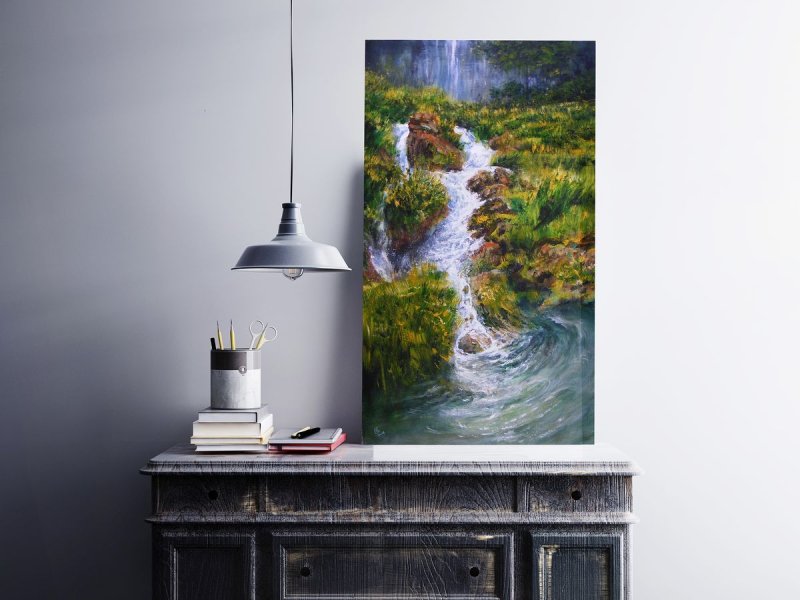 ` A Stream of Change` , Painting Grozdanovski Ivan