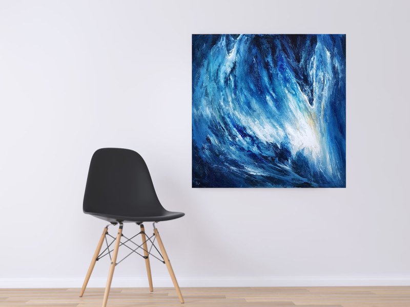 `Cave of the frozen stars`, Painting Grozdanovski Ivan
