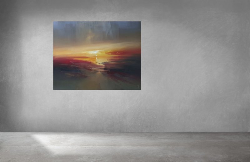` I miss light on my chest` , Painting Grozdanovski Ivan