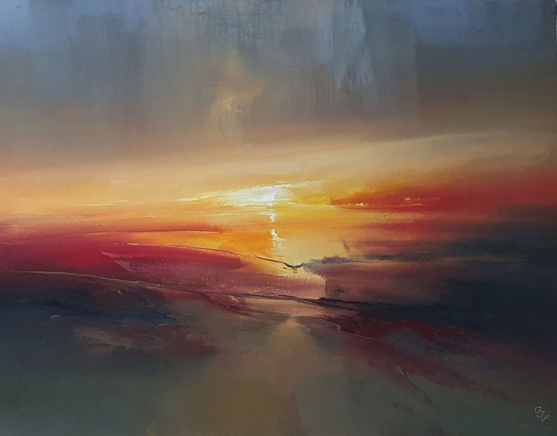 ` I miss light on my chest` , Painting Grozdanovski Ivan