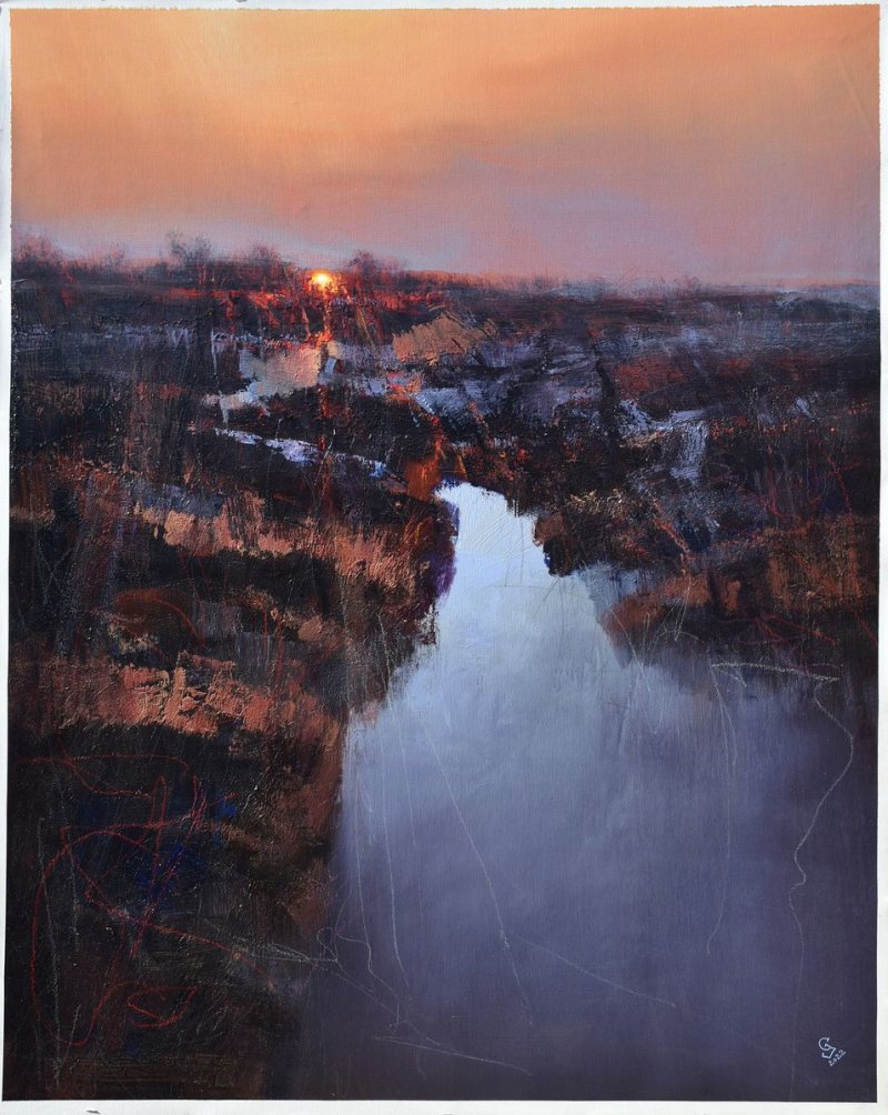 ` Agartha - Twilight of the Minds` , Painting Grozdanovski Ivan