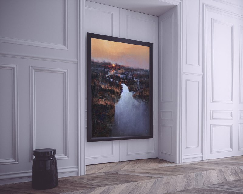` Agartha - Twilight of the Minds` , Painting Grozdanovski Ivan