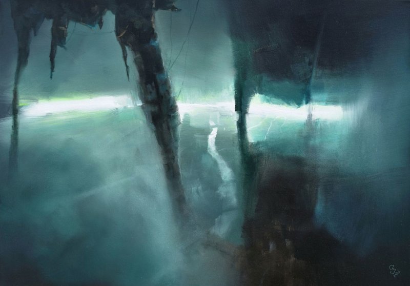 ` Agartha - Cave City` , Painting Grozdanovski Ivan