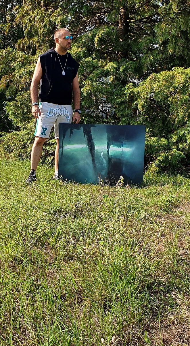 ` Agartha - Cave City` , Painting Grozdanovski Ivan