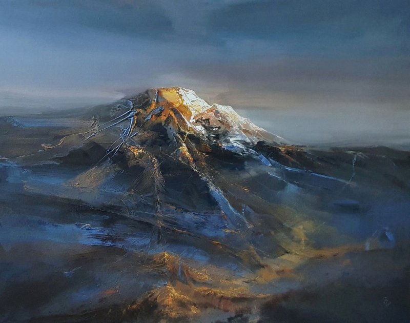 ` Agartha - On the path to Valhalla 3` , Painting Grozdanovski Ivan