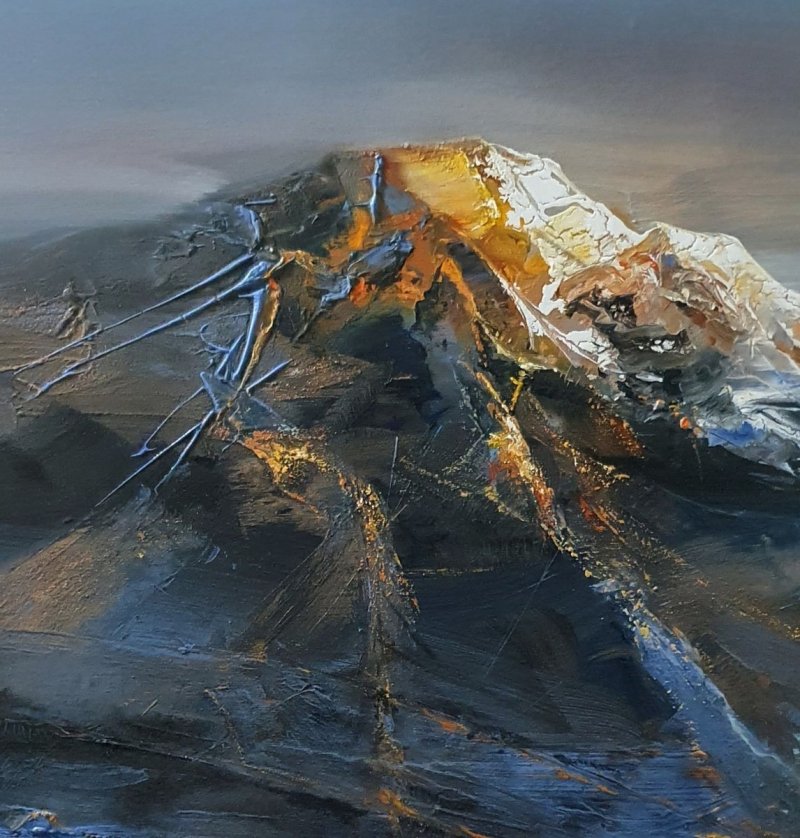 ` Agartha - On the path to Valhalla 3` , Painting Grozdanovski Ivan