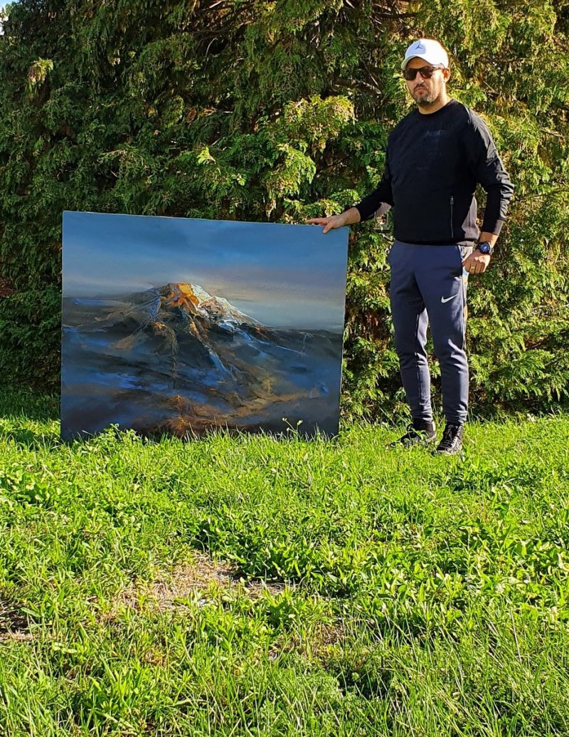 ` Agartha - On the path to Valhalla 3` , Painting Grozdanovski Ivan