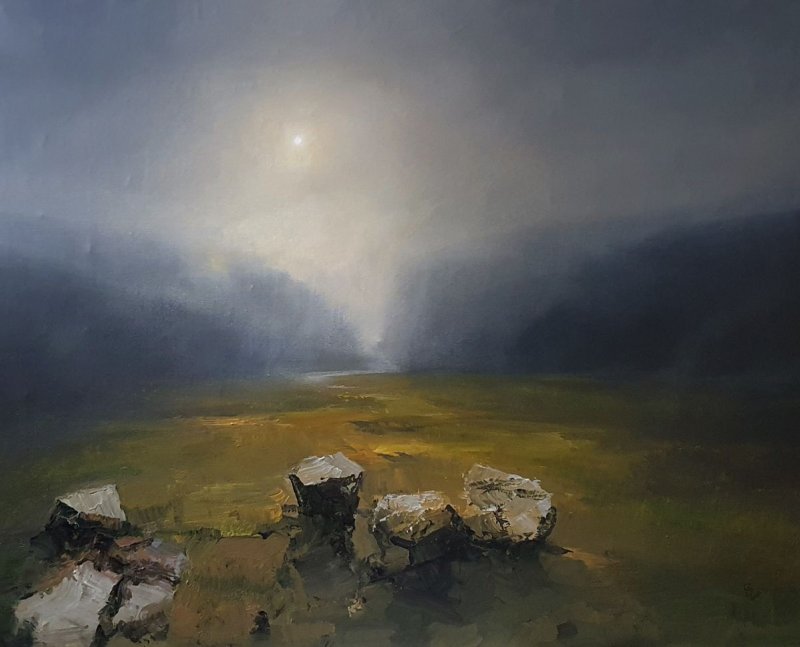 ` Agartha - Valley of Giant Rocks` , Slika Grozdanovski Ivan