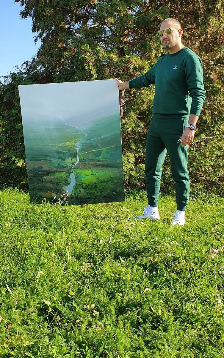` The secret of the green valley - 9` , Painting Grozdanovski Ivan