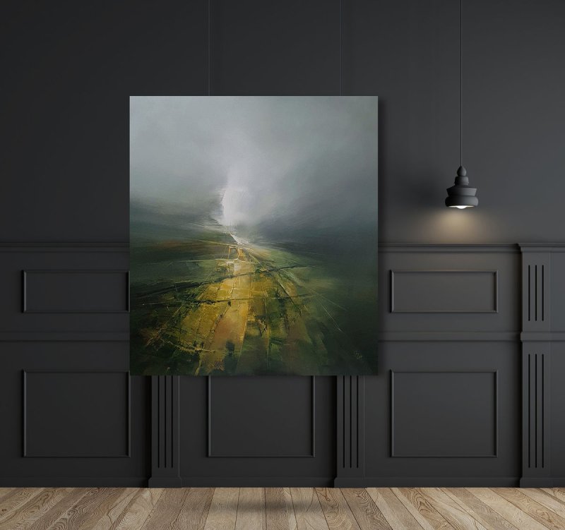 ` The secret of the green valley - 4D` , Painting Grozdanovski Ivan