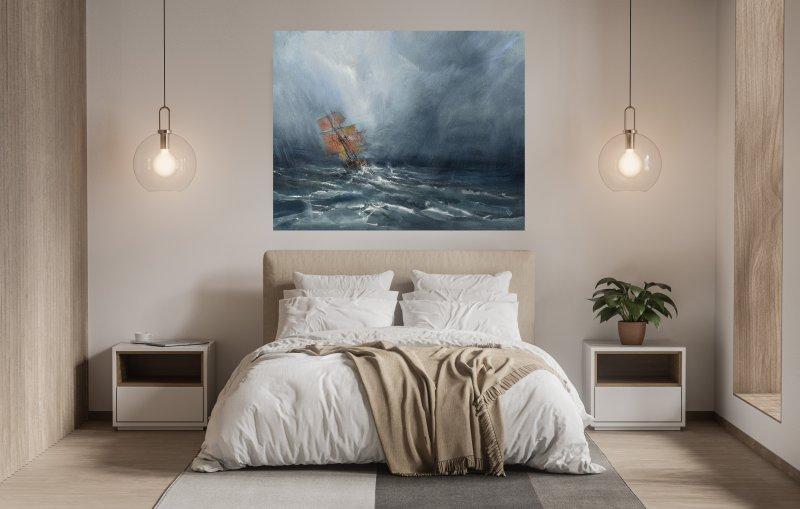 " Harbor of destroyed dreams - The Storms of Life 2 ", Slika Grozdanovski Ivan