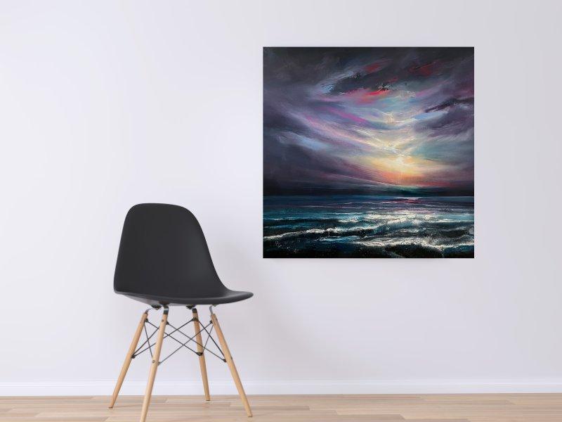 " Beyond Ultraviolet - 4 ", Painting Grozdanovski Ivan