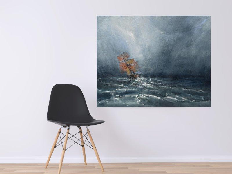 " Harbor of destroyed dreams - The Storms of Life 2 ", Slika Grozdanovski Ivan