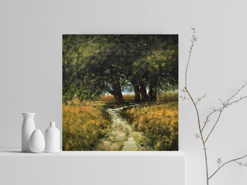" Summer path ", Painting Grozdanovski Ivan