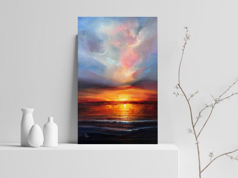 " Impressions of the sunset 4 ", Slika Grozdanovski Ivan