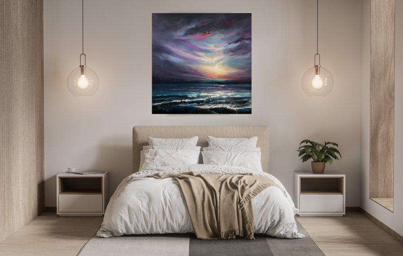 " Beyond Ultraviolet - 4 ", Painting Grozdanovski Ivan