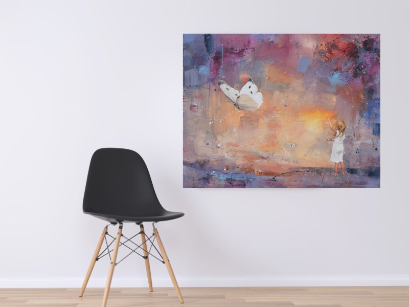 The Childhood of the White Butterfly - Its time to let you go 2, Painting Grozdanovski Ivan