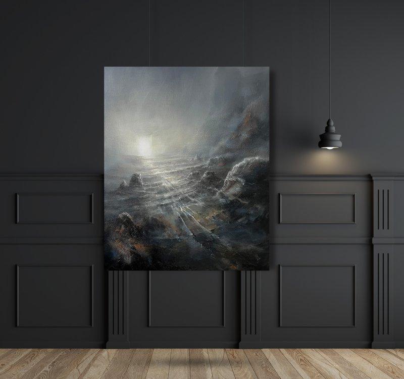 " Agartha - Gate of Valhalla ", Painting Grozdanovski Ivan