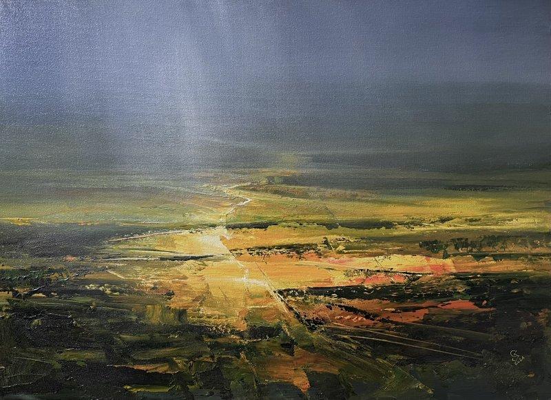 " Agartha - Finding Sunshine in the Rain ", Painting Grozdanovski Ivan