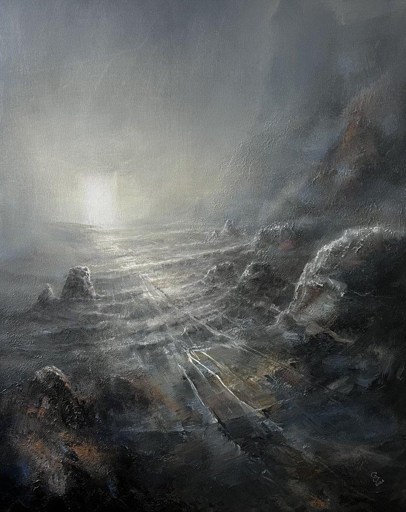 " Agartha - Gate of Valhalla ", Painting Grozdanovski Ivan
