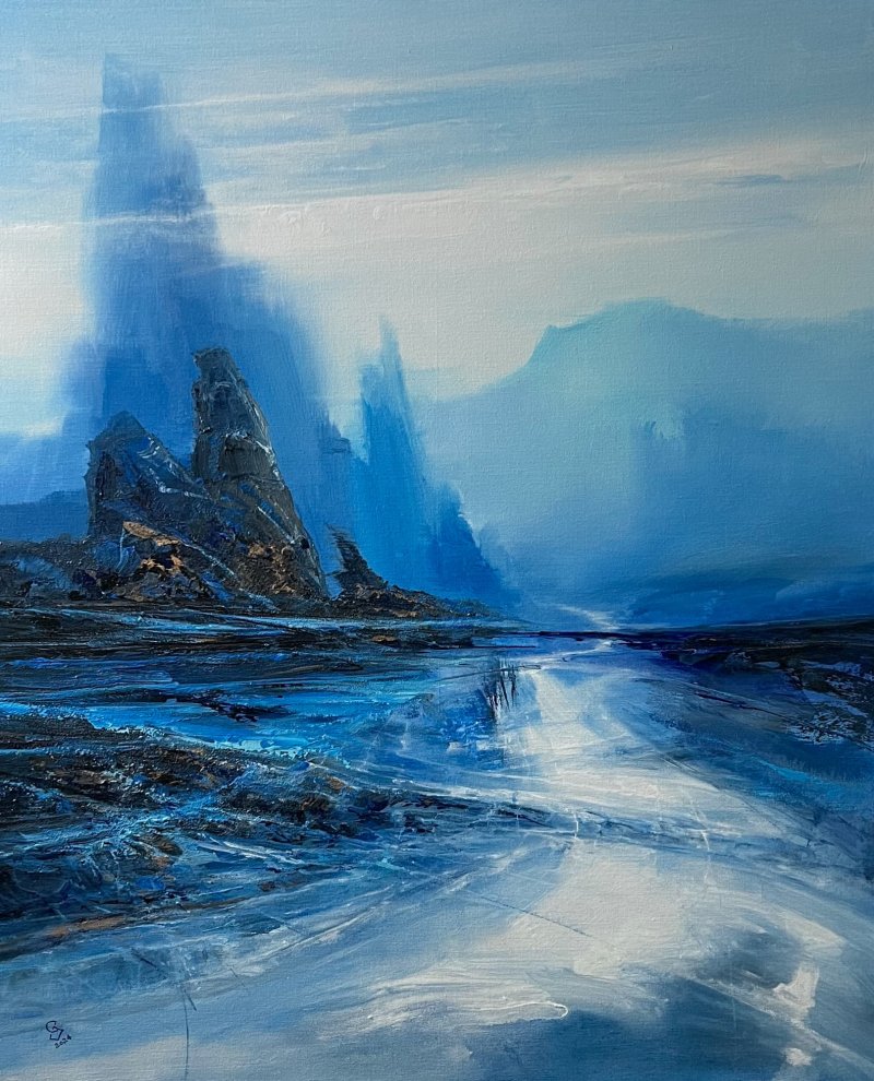 Agartha - On the path to Valhalla 6, Painting Grozdanovski Ivan