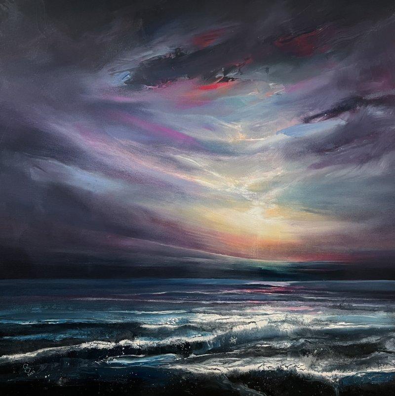 " Beyond Ultraviolet - 4 ", Painting Grozdanovski Ivan