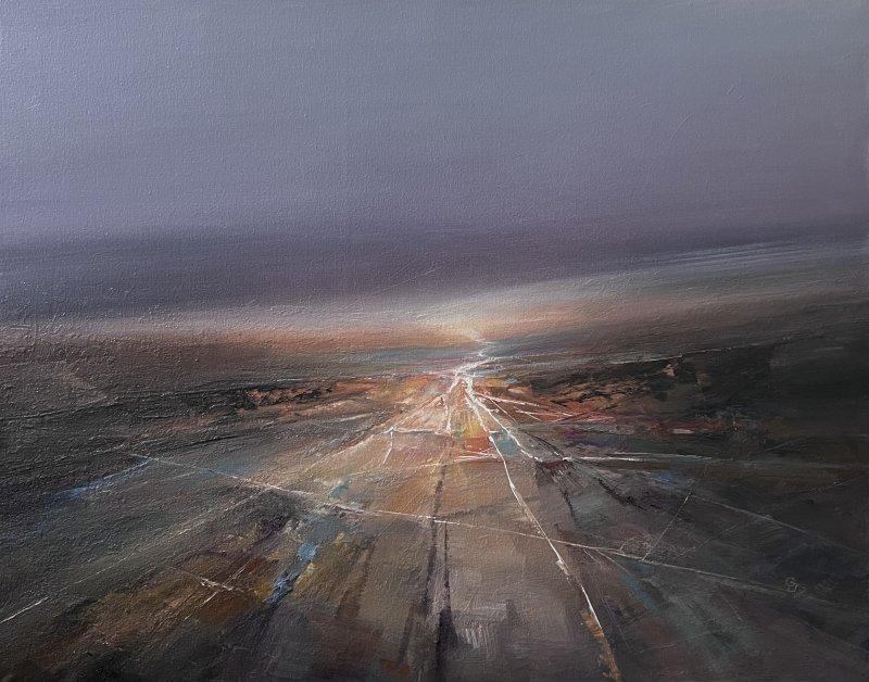 " Agartha - Ancient Crossroads - 5 ", Painting Grozdanovski Ivan