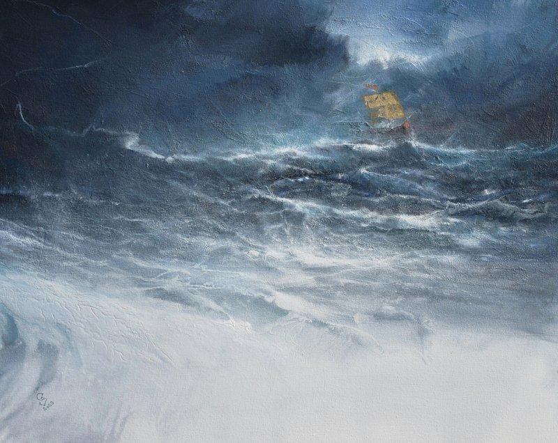 " Harbor of destroyed dreams - The Storms of Life ", Slika Grozdanovski Ivan