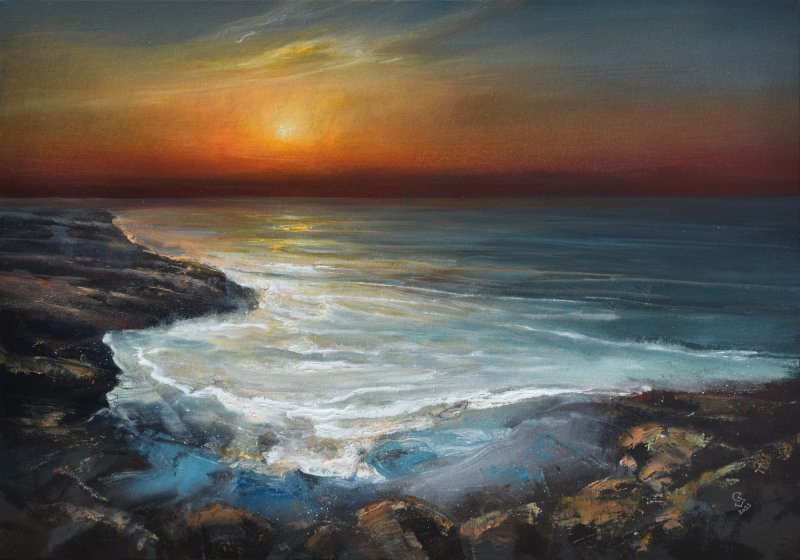 Evening Sky - 3, Slika Grozdanovski Ivan