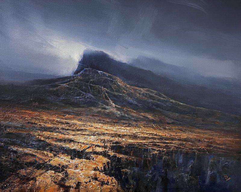 Agartha - The wasteland , a land of lost borders 2, Painting Grozdanovski Ivan