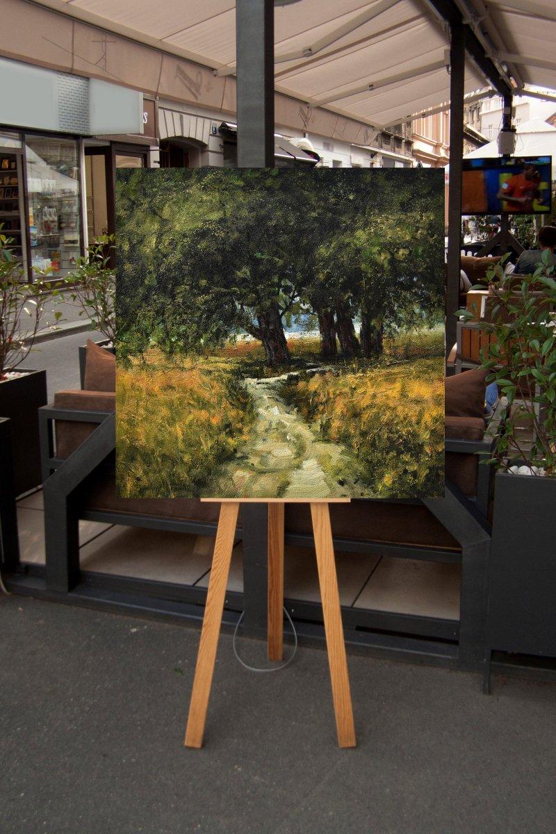 " Summer path ", Painting Grozdanovski Ivan