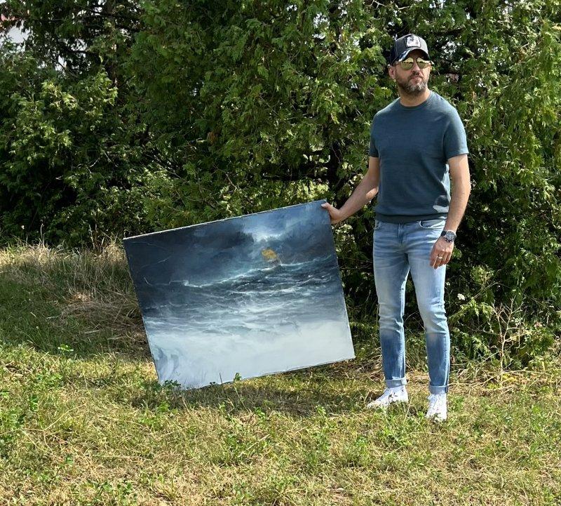 " Harbor of destroyed dreams - The Storms of Life ", Slika Grozdanovski Ivan