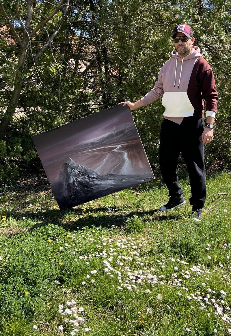 " Agartha - Beyond the wasteland ", Painting Grozdanovski Ivan