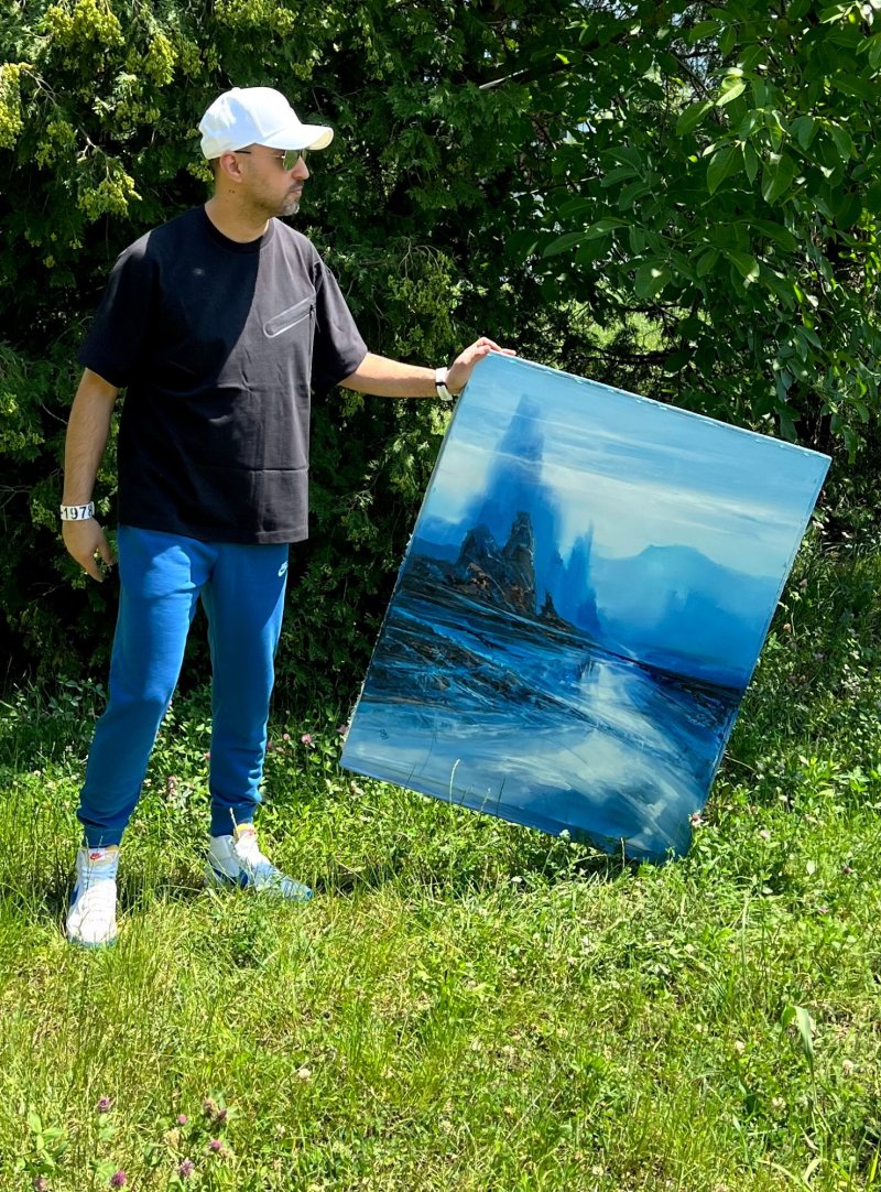 Agartha - On the path to Valhalla 6, Painting Grozdanovski Ivan
