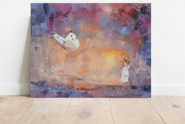 The Childhood of the White Butterfly - Its time to let you go 2, Painting Grozdanovski Ivan